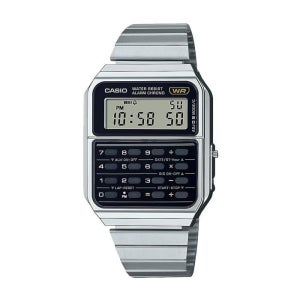 카시오 메탈 시계 데이터뱅크 CA 500WE 1A 공용