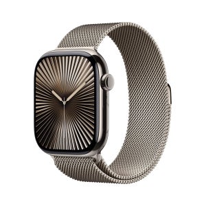 [롯데백화점] Apple [매장 픽업] 애플워치 10 GPS+Cellular 46mm 내추럴 티타늄케이스 밀레니즈 루프 LE1220008114
