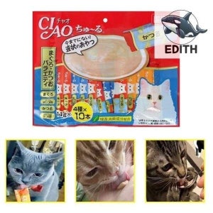 [에이치플러스몰] 참치와 가다랑어 고양이 츄르 맛있고 부드러운