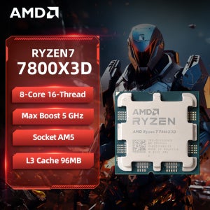 AMD Ryzen 7 7800X3D R7 7800X3D CPU 8코어 16스레드 5GHz 언락 데스크탑 프로세서 소켓 AM5 게이밍 CPU (패키지 없음)