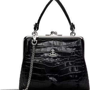 비비안웨스트우드 그라니 프레임 블랙 숄더백 Black Granny Frame Bag 251314F046015 122975840
