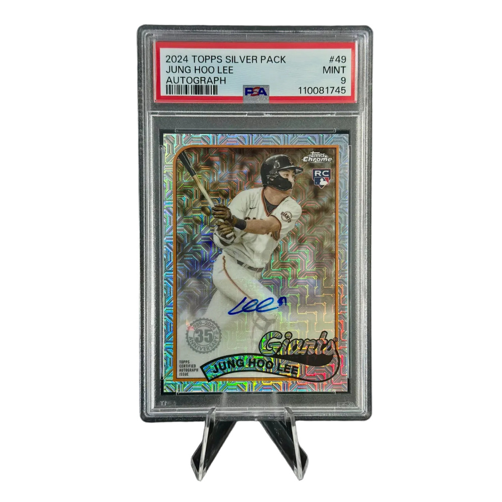 [PSA 등급 카드] MLB 이정후 탑스 프리스틴 2024 루키 로고 친필 온오토 싸인  1개