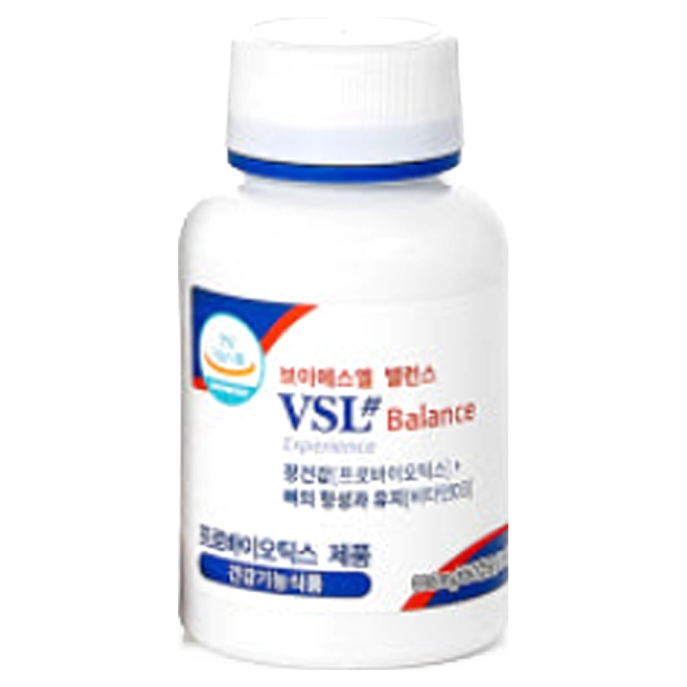 [VSL3] <b>브이에스엘 밸런스</b> (생유산균 + 비타민D) 60 캡슐 2개월분  60정  1개
