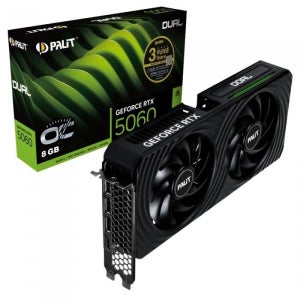 팰릿 PALIT 지포스 RTX 5060 DUAL OC D7 8GB 이엠텍 VGA 그래픽카드