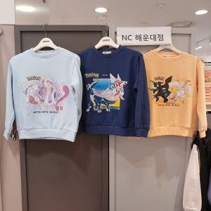오후 [보리보리]포켓몬 융기모 스웨트셔츠 OHMA24T2C