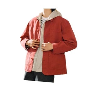 <매장정품> BEANPOLE 빈폴 MEN 가먼트다잉 워크 재킷 레드 (BC5211C136) BC5211C136 517634
