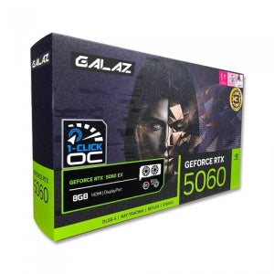 갤럭시 GALAZ 지포스 RTX 5060 EX BLACK OC D7 8GB VGA 그래픽카드