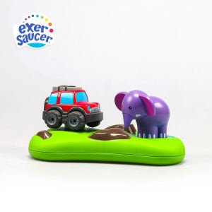 (현대Hmall) [이븐플로] 엑서쏘서 액세서리 아기코끼리와 빨간자동차