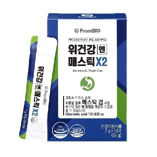 프롬바이오 위건강엔 <b>매스틱</b>x2 3g x 28포, 1개