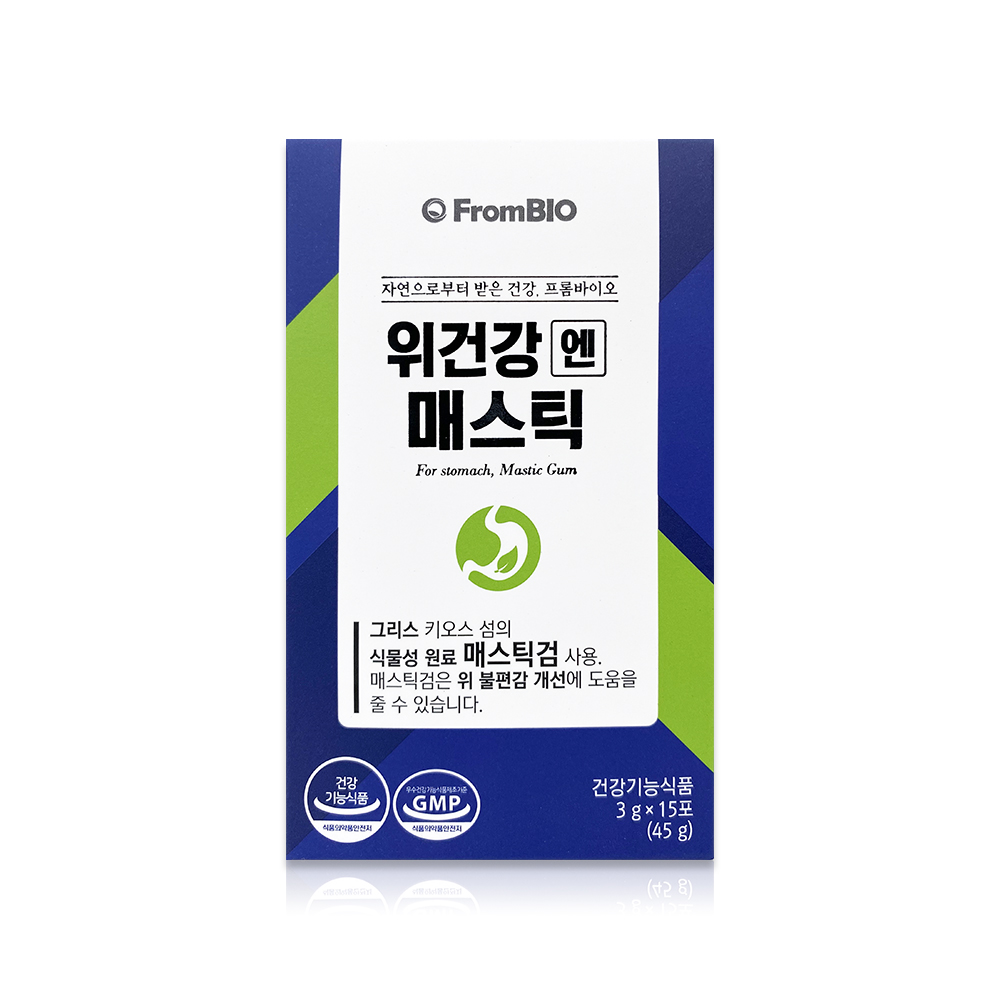 프롬바이오 위건강엔 <b>매스틱</b> 3g x 15포, 6개