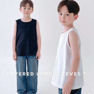 [MADE] 뉴 인생 레이어드 나시, 남자아이 아동복 유아 의류 어린이 키즈 주니어 초등 남아옷 쇼핑몰 베리클로젯