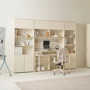 어셈블 1400 단독책상세트 (5단/6단)