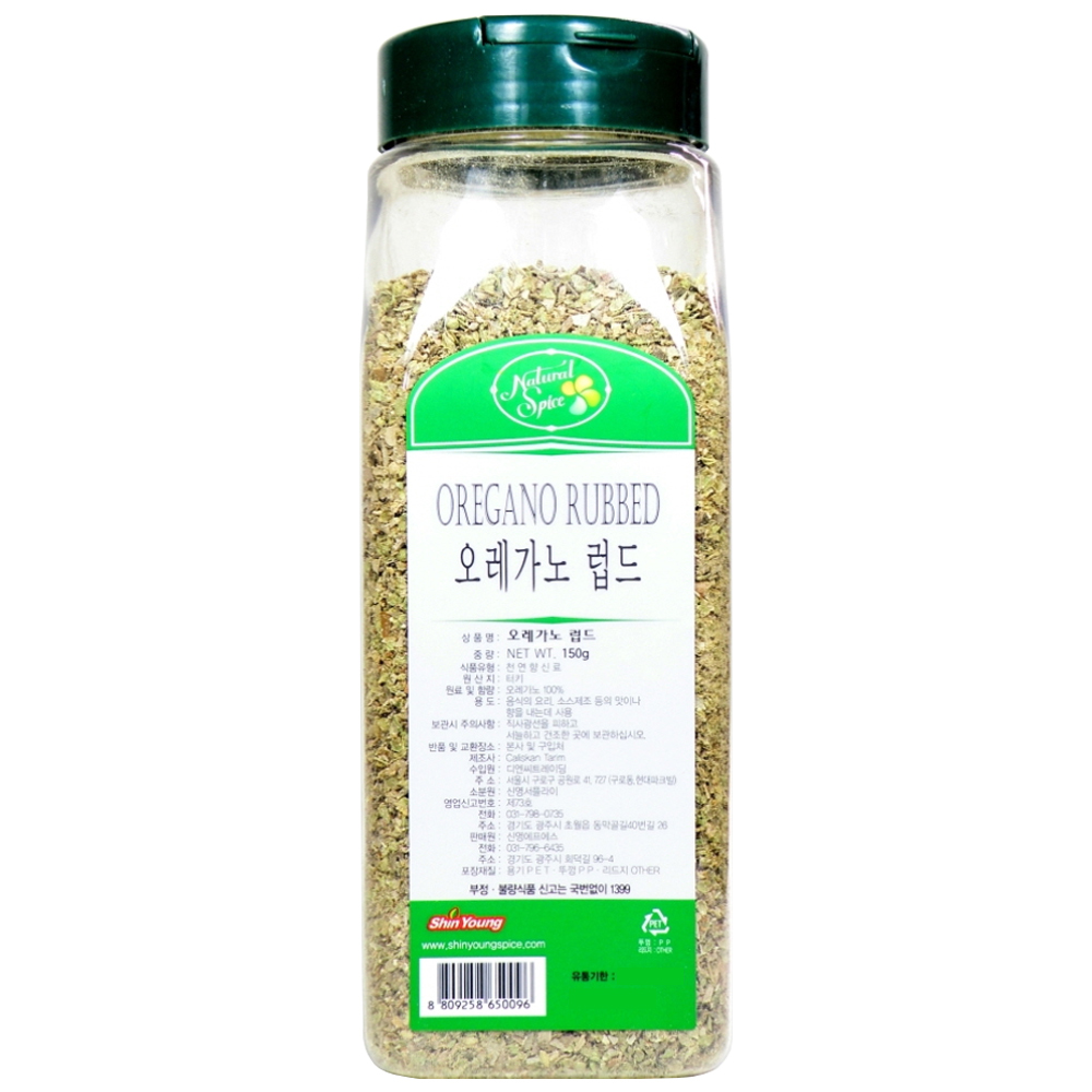 내츄럴스파이스 <b>오레가노</b> 럽드  150g  1개