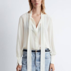[& Other Stories] 타이 넥 실크 블라우스 (1307981001)