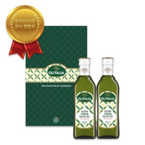 [10월2일 오전11시 주문건까지 명절전출고][올리타리아 공식]엑스트라버진 올리브유 500ml 2병(선물세트)