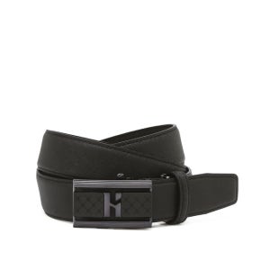 [헤지스 액세서리] [선물BEST][LF몰단독]?에센셜 H로고?소가죽?자동벨트 33mm HJBE5F903BK
