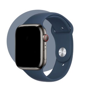 Apple 애플워치7 45mm GPS+Cellular그래파이트 스테인리스 케이스 어비스블루 스포츠밴드MKL23KH/A [단순변심회수]