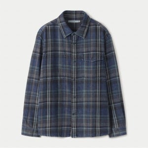 시리즈 빈티지 워싱 체크 오버형 셔츠 SASFW25591BUX