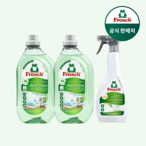 프로쉬 [매일배송]독일 알로에베라 세탁세제 1.5L 2개+얼룩제거제 500ml