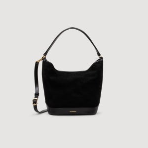 [산드로] TANGOSO 스웨이드 레더 버킷백 SF25A3FBS0299 SFASA01565