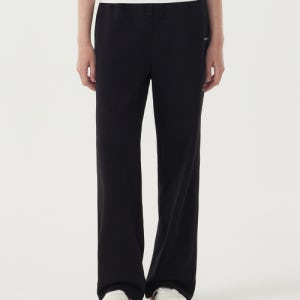 [커버낫 우먼] 우먼 스트레이트 스웻 팬츠 Black CO2503PT80BK