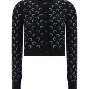 마린세르 WTK011ARKNI0001 BK99 여성 니트 스웨터 가디건 Cardigan