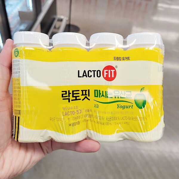 락토핏 마시는 유산균 사과 130ml x 4개 아이스박스포장