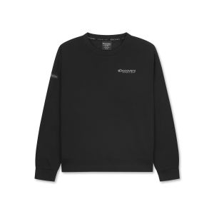 [디스커버리키즈 공식몰] 키즈 에센셜 스몰로고 긴팔티셔츠 (블랙) DKRL11054-BKS