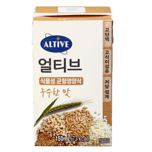 얼티브 식물성 균형영양식 구수한맛 성분 분석
