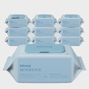 베베숲 센시티브 물티슈 캡형 80매 10팩