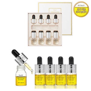 울트라브이 시즌2 이데베논 시그니처 앰플 8ml x 4개 1box /팔자주름 얼굴리프팅