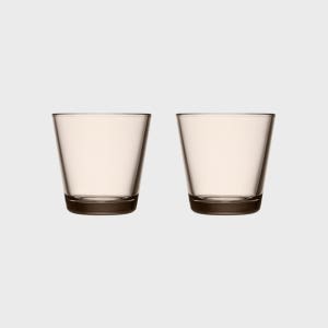 [이딸라] 가르티오 유리컵 210ml 린넨 2개입_1051119