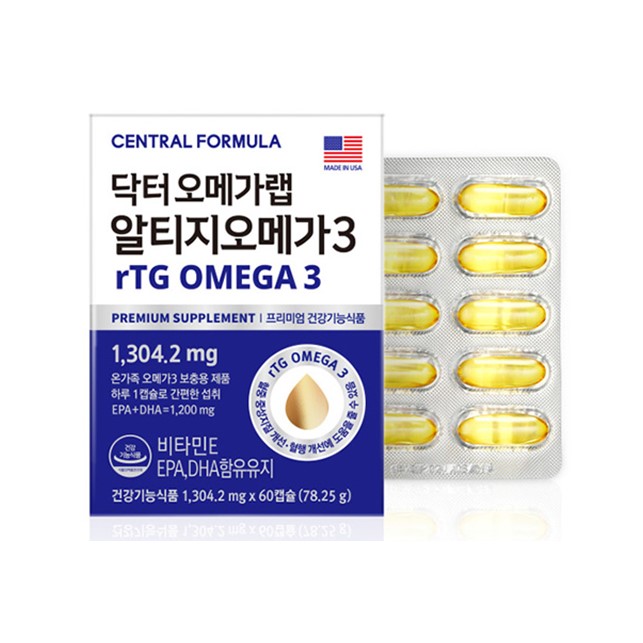 닥터오메가랩 rTG <b>오메가3</b>  1개