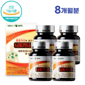 내츄럴<b>가이아</b> 나토키나제 혈행개선 낫토키나제 4병 8개월분