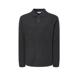 [헤지스 남성] 헤지스 25FW 차콜 긴팔 피케 폴로 셔츠 차콜그레이 CG 115 HZTS5D431CG