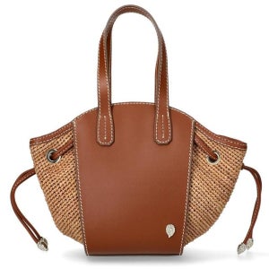 25SS 헬렌카민스키 피아트 라피아 토트백 BAG51737 CUOIO/NOUGAT