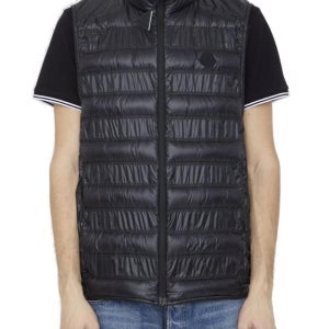 몽클레르 몽클레어 베스트 1A00106 595B1 Black Lautaret 집업 다운 1A00106595B1