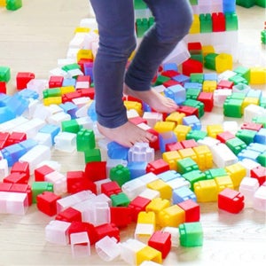 블럭장난감 사물만들기 140pcs 유치원블럭 완구 유아 조립 어린이