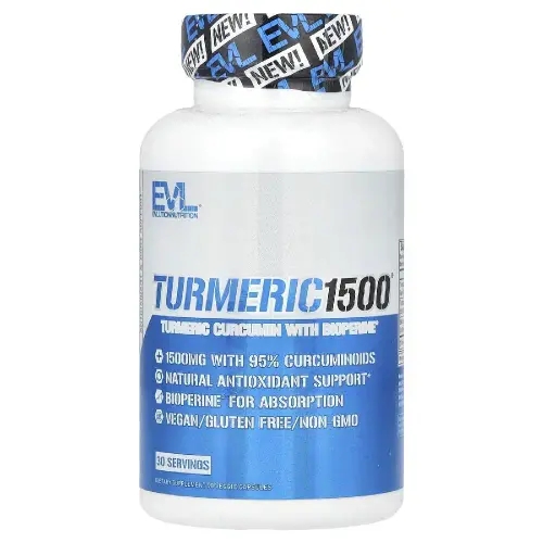 이블루션뉴트리션 <b>터메릭 1500</b>mg Turmeric 1500 베지캡슐 90정