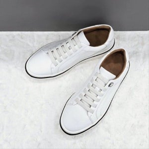 남성 클래식 레더 스니커즈 Y2HH50SI07 WHITE 5SA_JJ