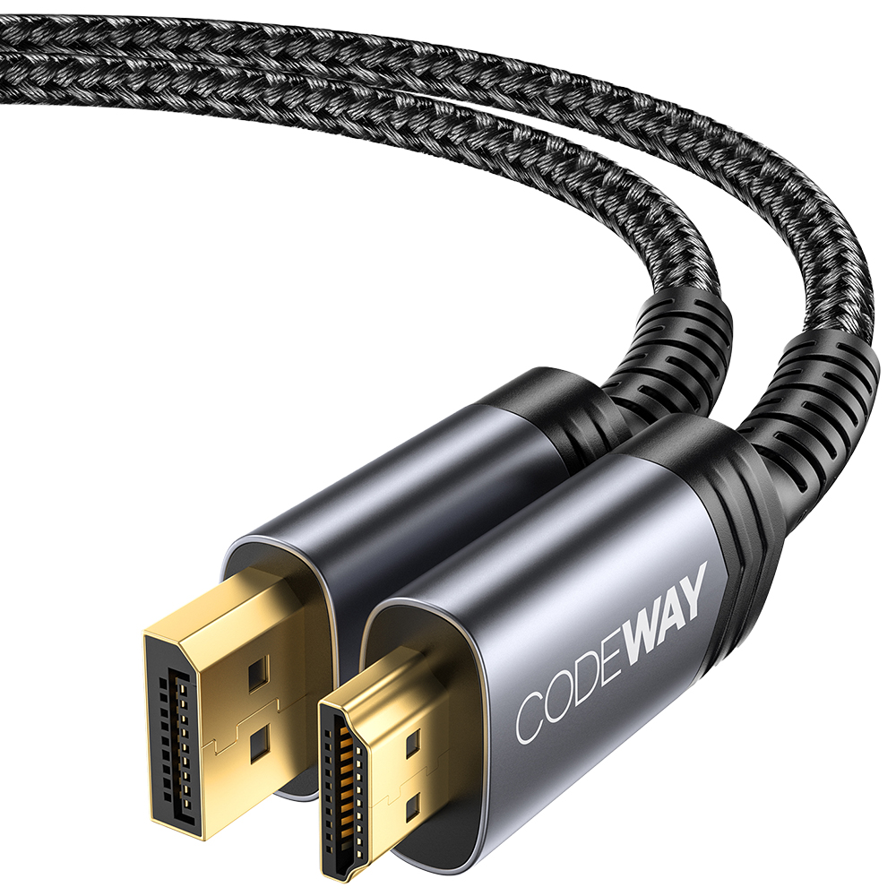 코드웨이 DP to HDMI 1.4 케이블 2m, 1개