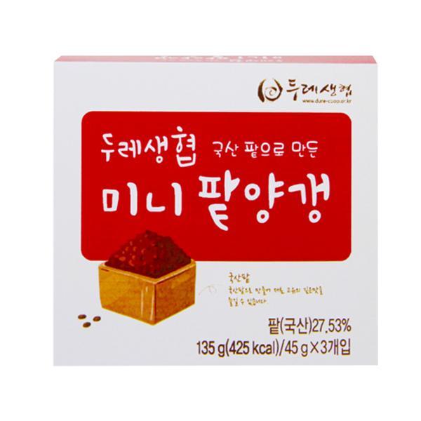 새롬식품 두레생협 미니팥양갱