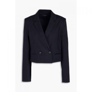 RAG &amp; BONE Josie cropped double-breasted linen-blend blazer
