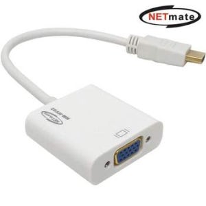 NM-HV02 HDMI to VGA RGB +Stereo 컨버터 케 KW0966