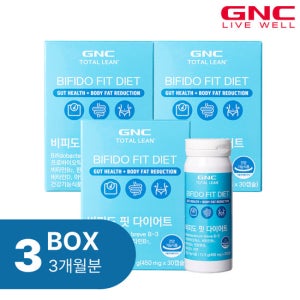 GNC 비피도 핏 다이어트 유산균 3박스 TV상품