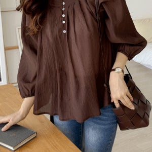 소피아 셔링 블라우스