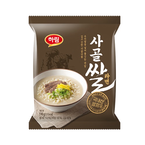 산업 하림 사골쌀라면