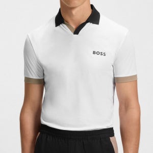 BOSS 컬러블록 액티브 슬림핏 립스탑 폴로(50543348100) 휴고보스 폴로티셔츠