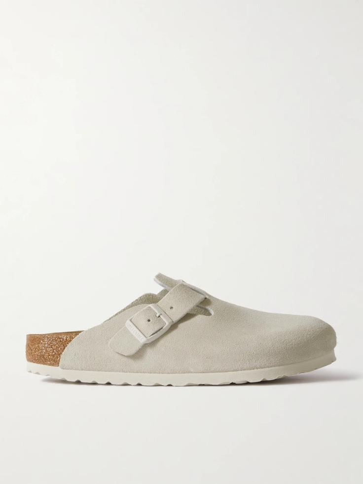 버켄스탁 BIRKENSTOCK Boston suede clogs 1647597332475053