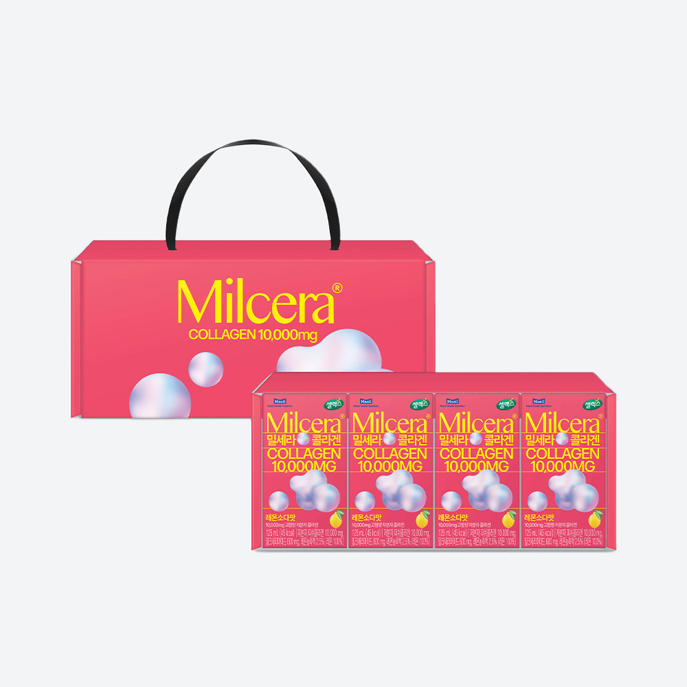 셀렉스 밀세라 <b>콜라겐 드링크</b> 선물세트 (125ml X 12팩) / 에스테틱